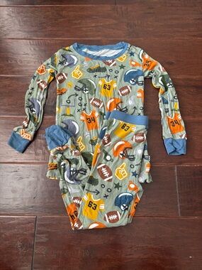 Little Sleepies Touchdown Time Pajama Set